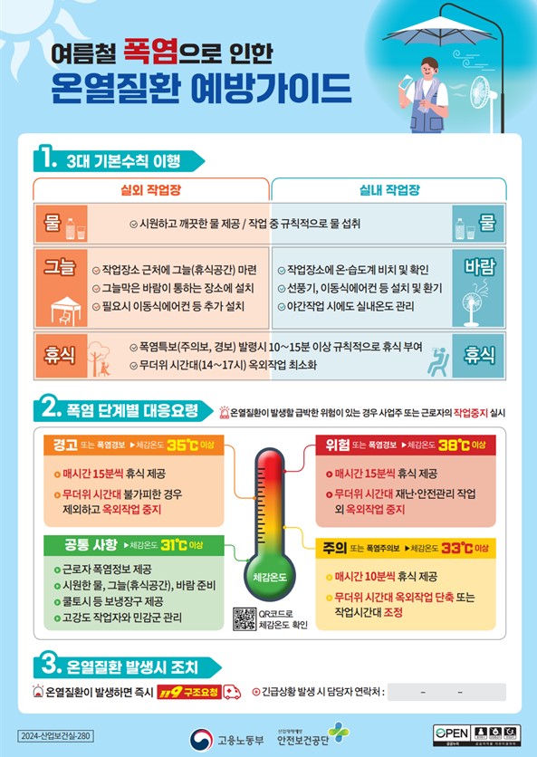 온열질환+예방가이드(한국어)