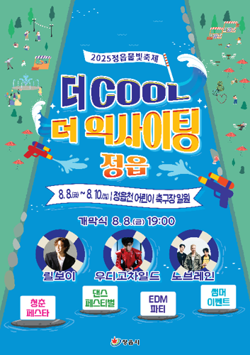 2025정읍물빛축제포스터