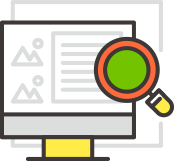 모니터와 돋보기