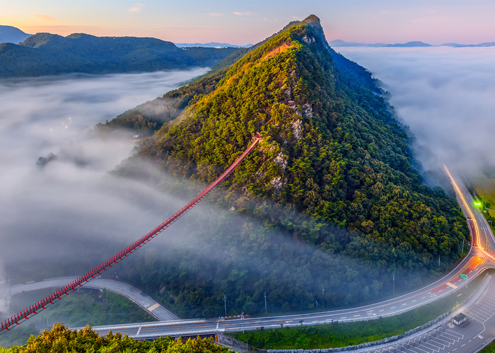 채계산 출렁다리 사진