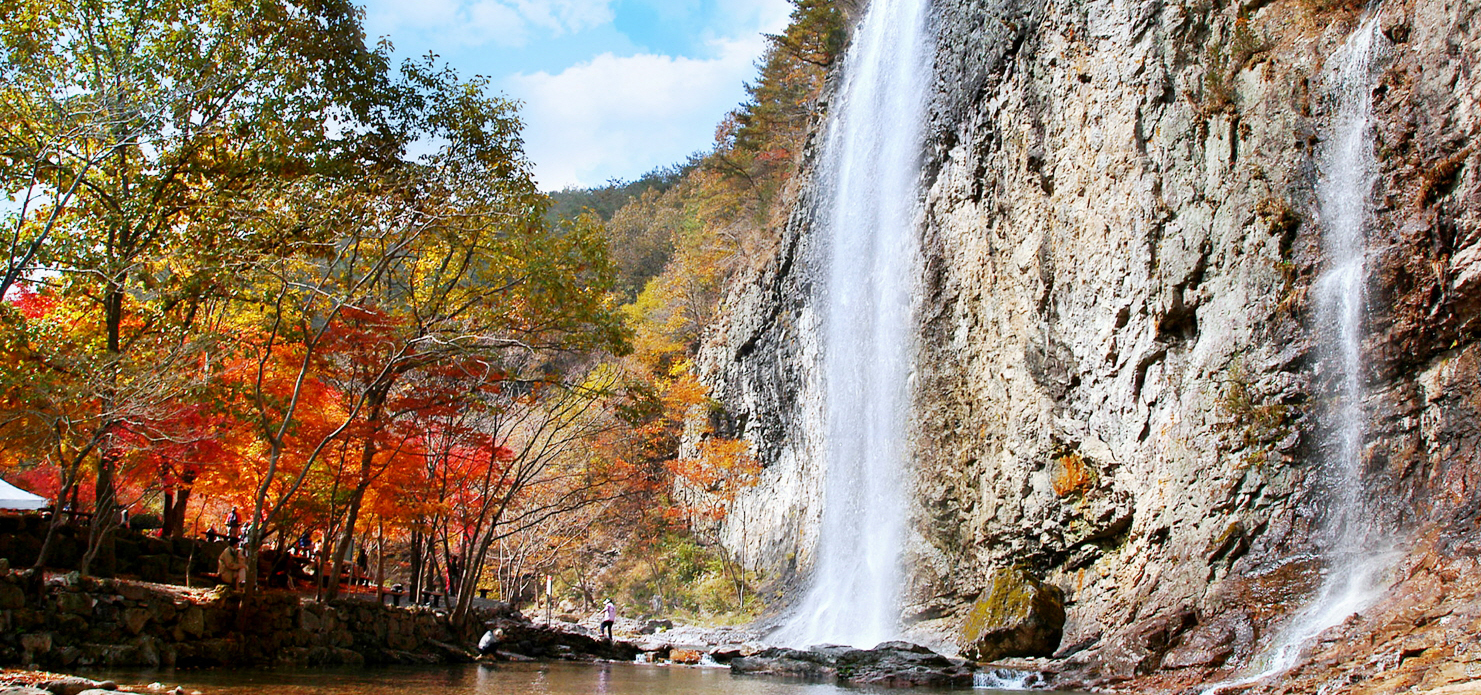 강천산 병풍폭포