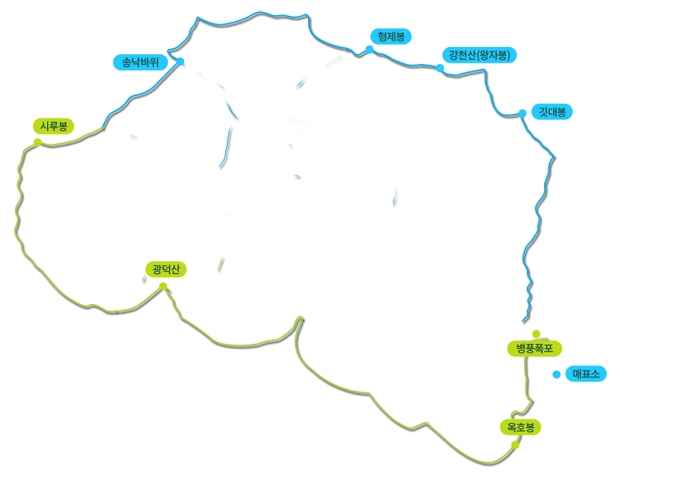 강천산 종주 코스