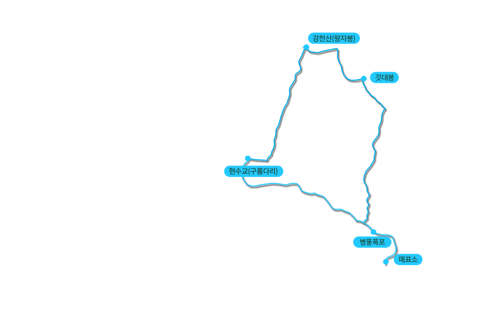 강천산 강천산(왕자봉)코스-1