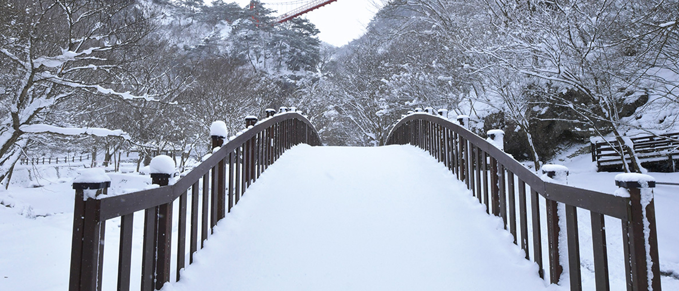 강천산의 겨울