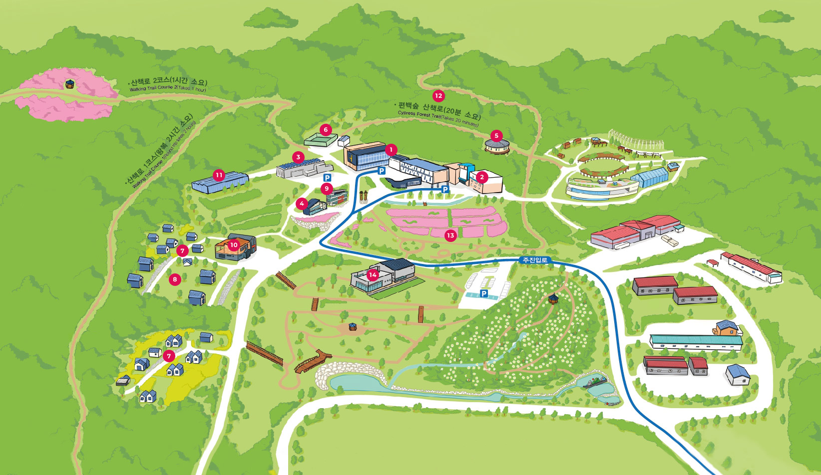 건강사업특구 조감도