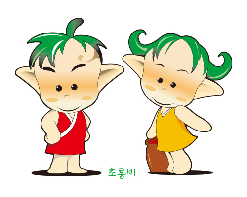 순창군 캐릭터 : 기본형 4원색 칼라 - 초롱비