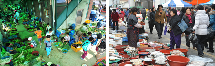 순창 재래시장 사진