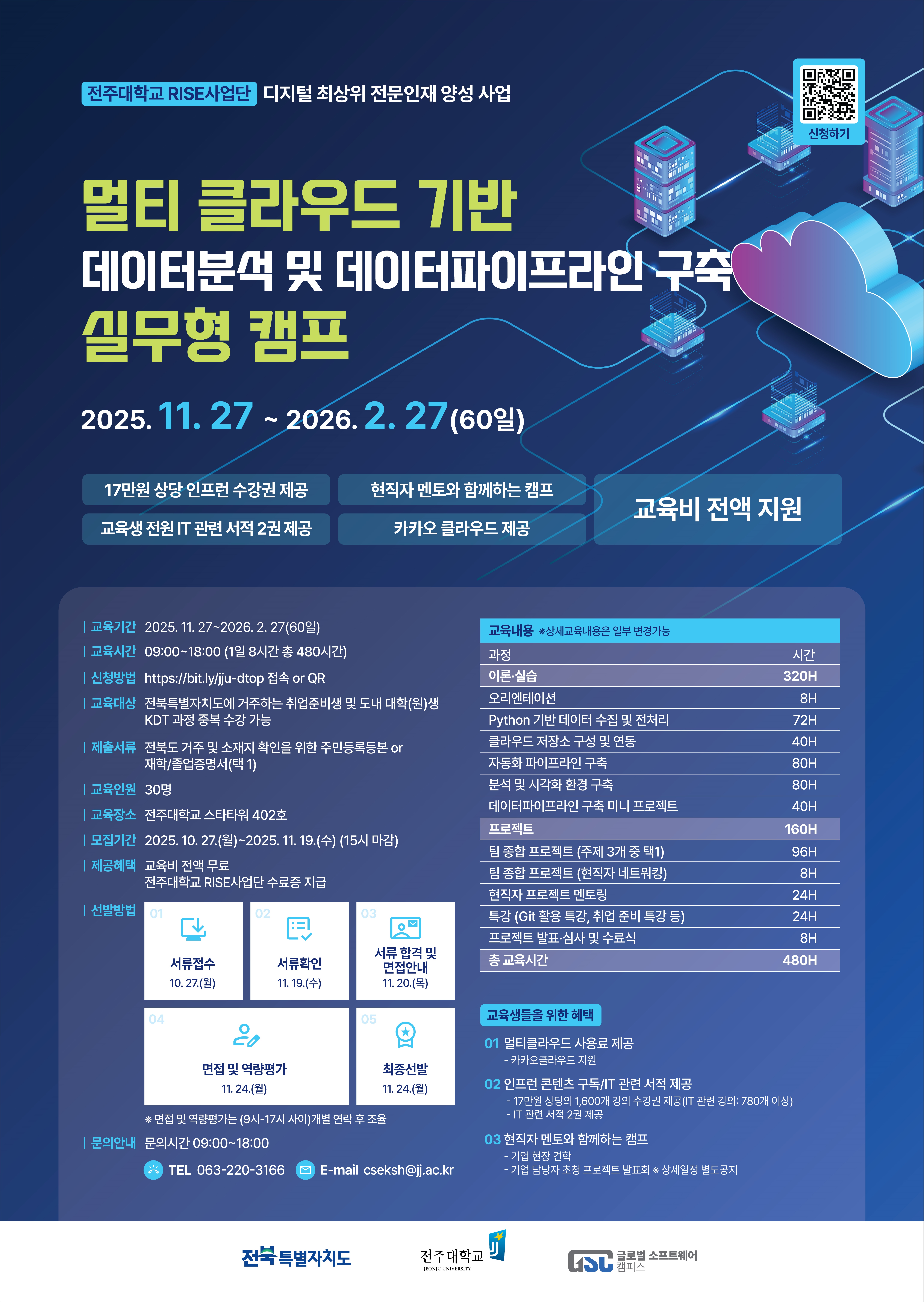 「2025년 디지털 차상위 전문인재 양성사업」교육과정 안내 이미지(1)