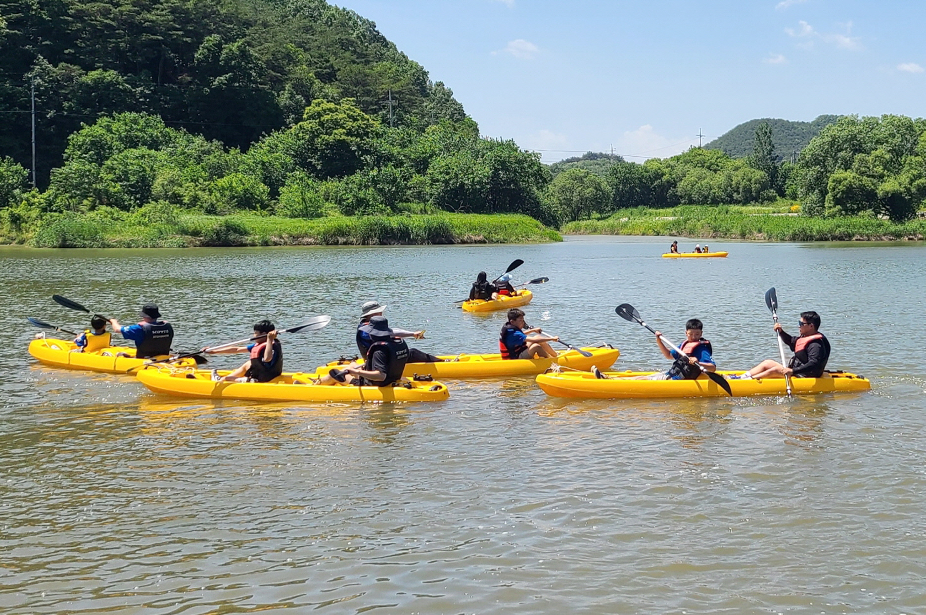 섬진강에서 무료 카누·카약 체험
