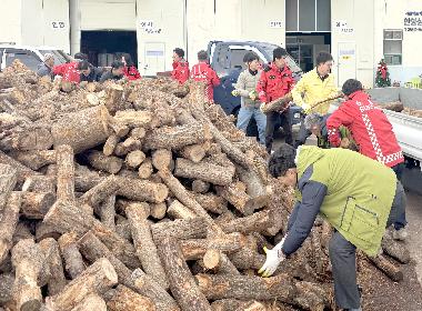 순창군, 사랑의 땔감 나누기 행사 가져